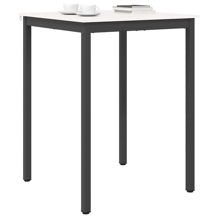 Barbord Hvid 80 x 80 x 105 cm Massiv fyrretræ