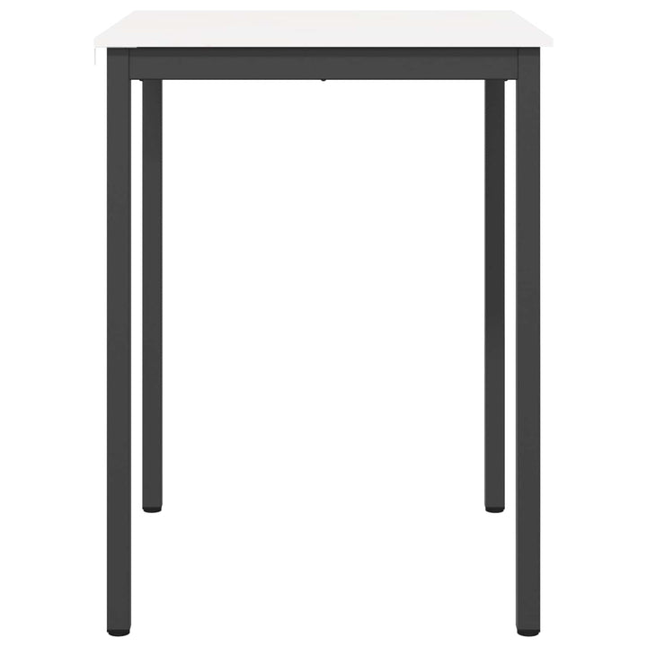 Barbord Hvid 80 x 80 x 105 cm Massiv fyrretræ