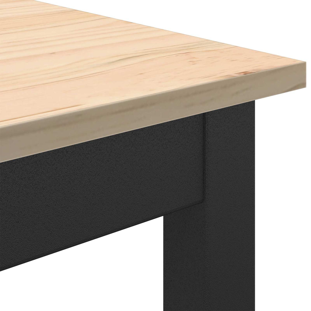 Barbord 110 x 55 x 105 cm Massiv fyrretræ Naturfarvet