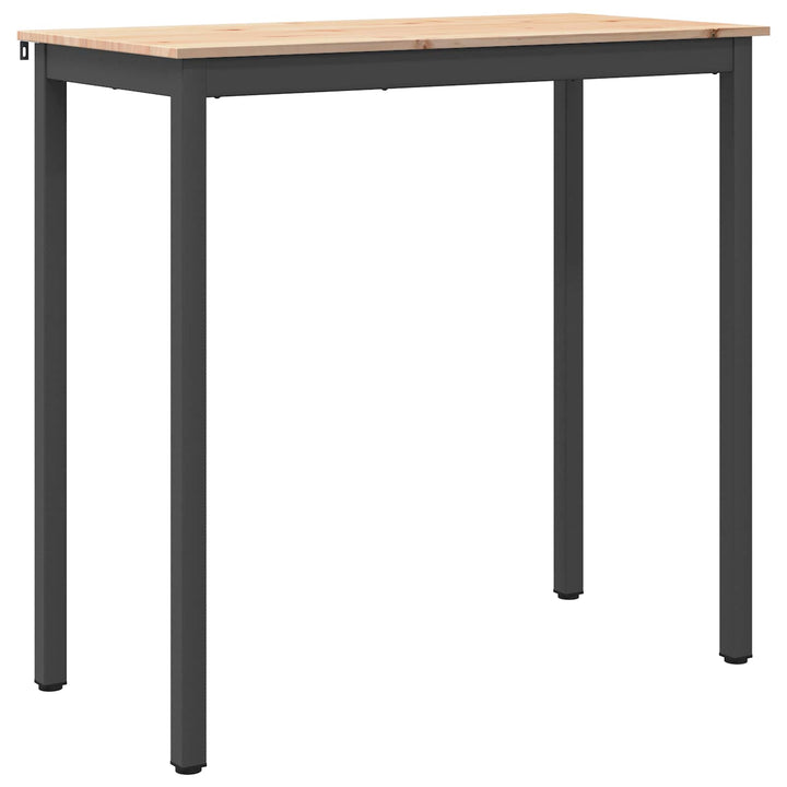Barbord 110 x 55 x 105 cm Massiv fyrretræ Naturfarvet
