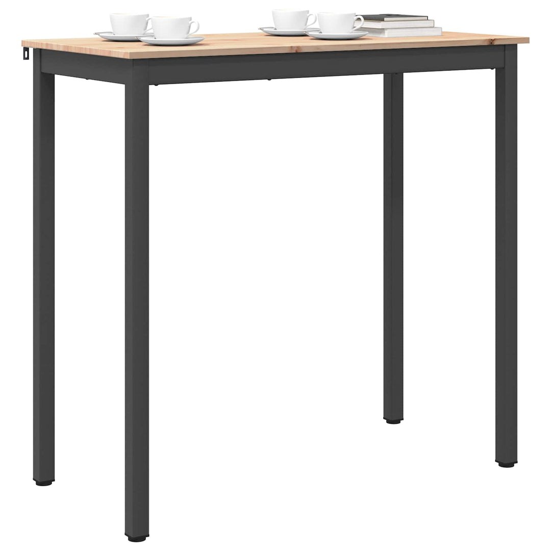 Barbord 110 x 55 x 105 cm Massiv fyrretræ Naturfarvet