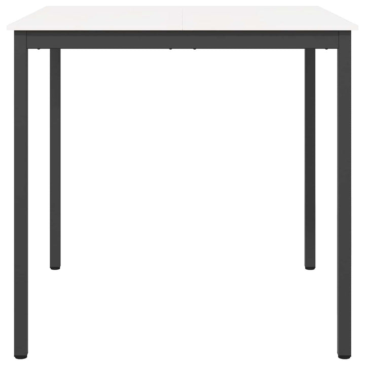 Barbord Hvid 110 x 110 x 105 cm Massiv fyrretræ