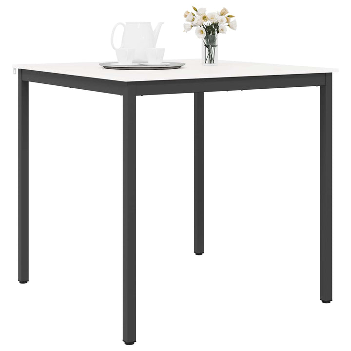 Barbord Hvid 110 x 110 x 105 cm Massiv fyrretræ