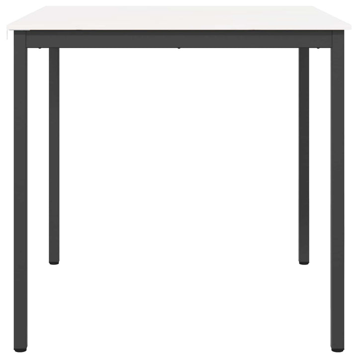 Barbord Hvid 110 x 110 x 105 cm Massiv fyrretræ