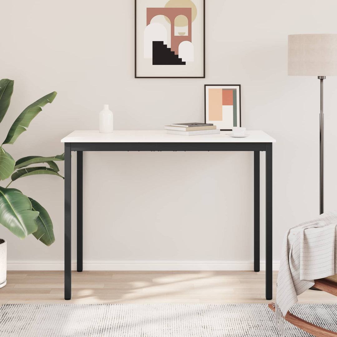 Barbord Hvid 140 x 80 x 105 cm Massiv fyrretræ
