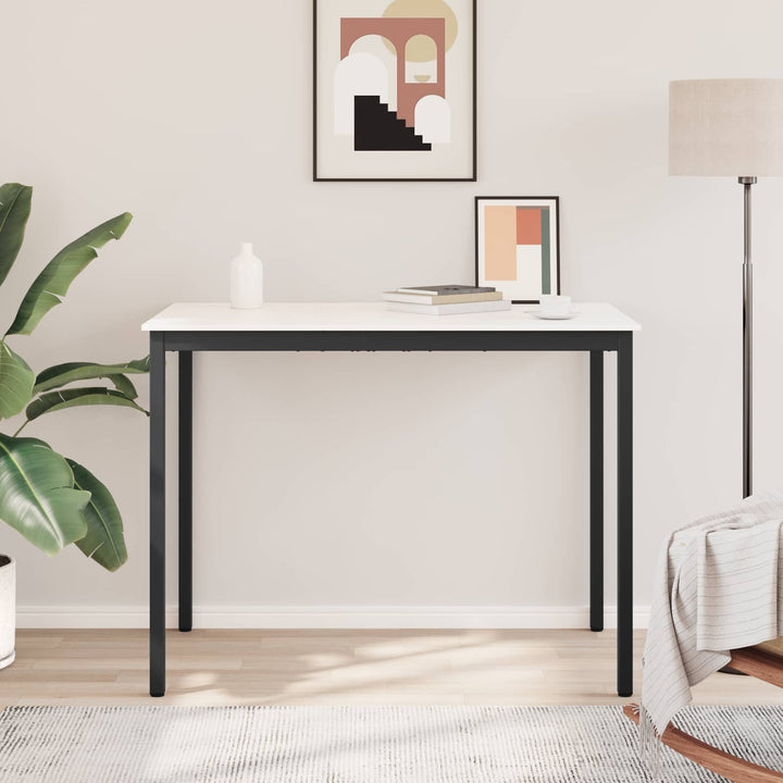 Barbord Hvid 140 x 80 x 105 cm Massiv fyrretræ