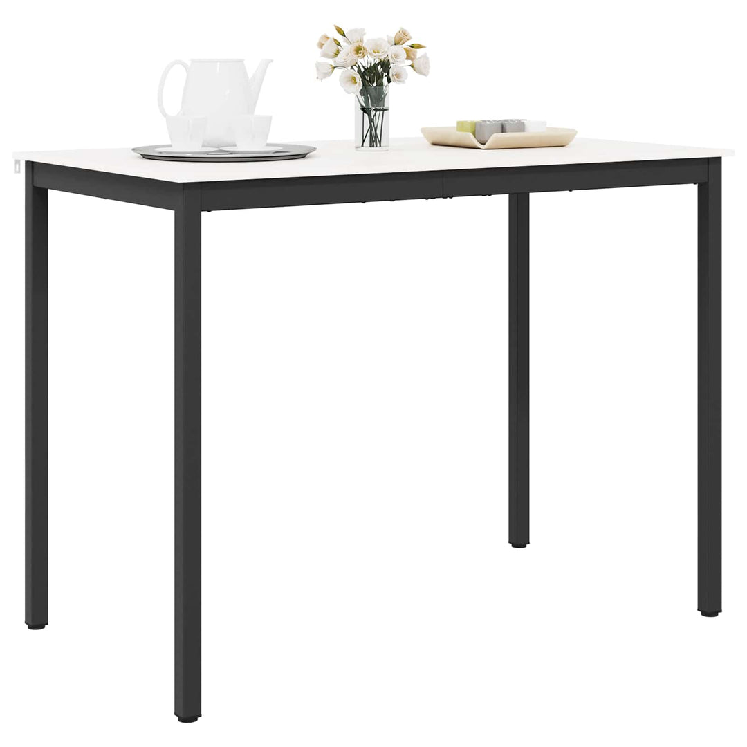Barbord Hvid 140 x 80 x 105 cm Massiv fyrretræ