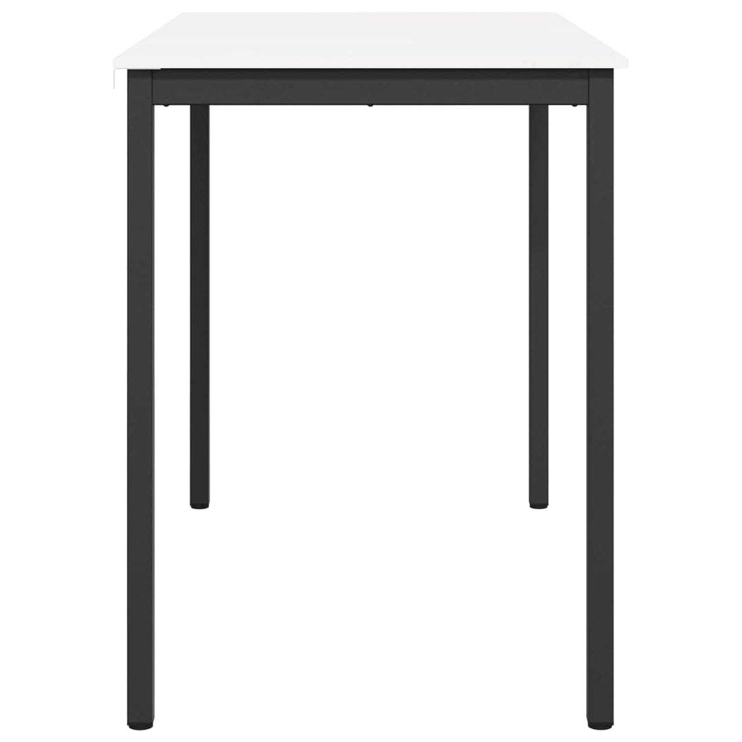 Barbord Hvid 140 x 80 x 105 cm Massiv fyrretræ