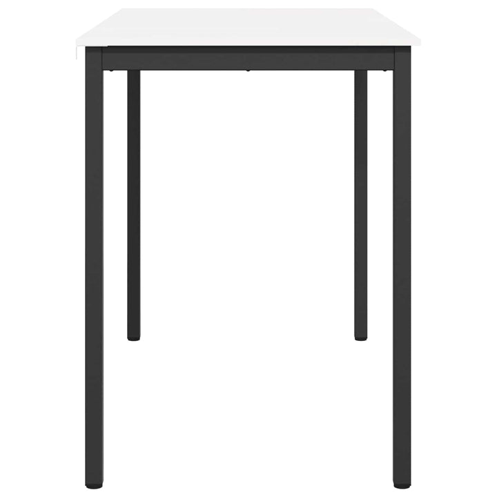 Barbord Hvid 140 x 80 x 105 cm Massiv fyrretræ