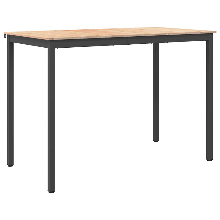Barbord Naturfarvet 150 x 80 x 105 cm Massiv fyrretræ