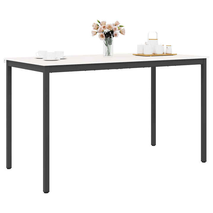 Barbord Hvid 180 x 90 x 105 cm Massiv fyrretræ