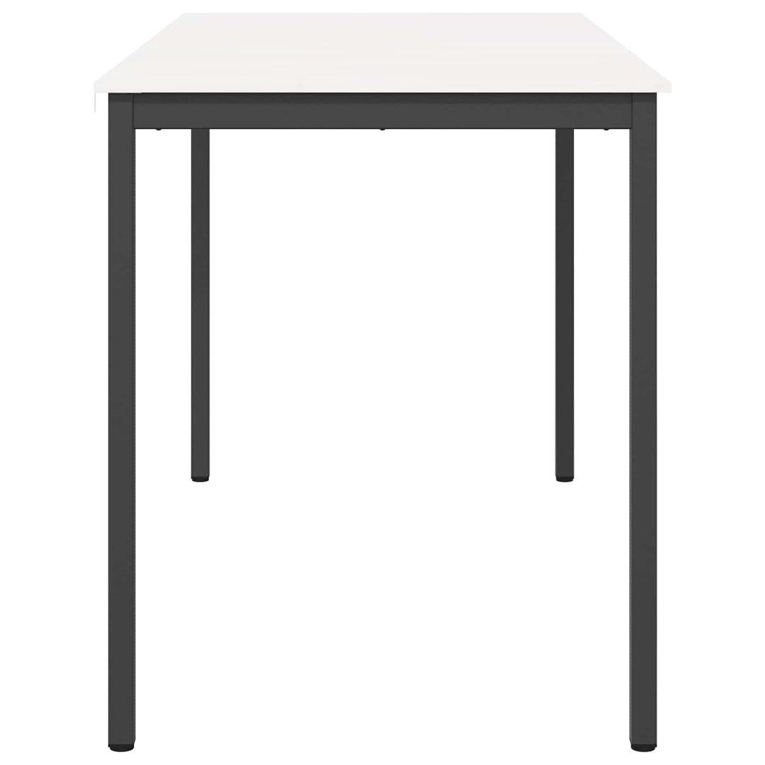 Barbord Hvid 180 x 90 x 105 cm Massiv fyrretræ