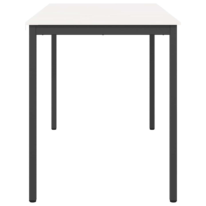 Barbord Hvid 180 x 90 x 105 cm Massiv fyrretræ