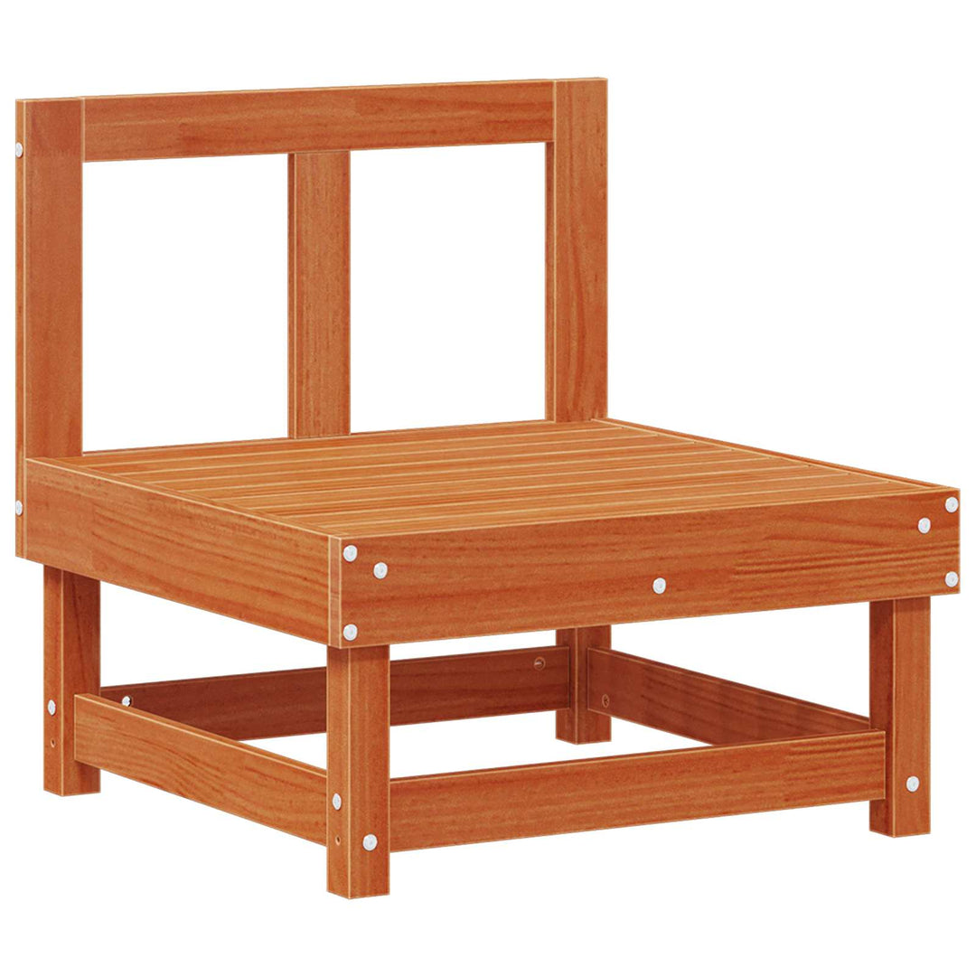 Sektionel sofa enheder Massivt fyrretræ VoksBrun