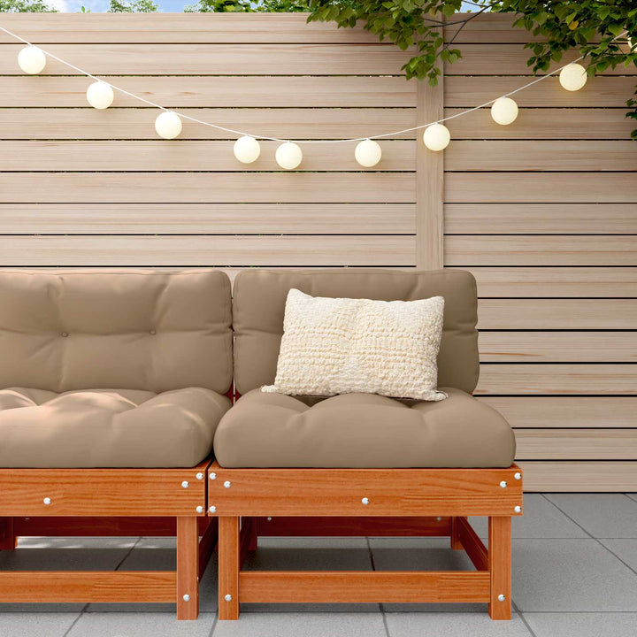 Have Mellem Sofa Massivt fyrretræ VoksBrun