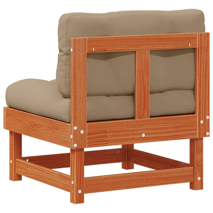 Have Mellem Sofa Massivt fyrretræ VoksBrun