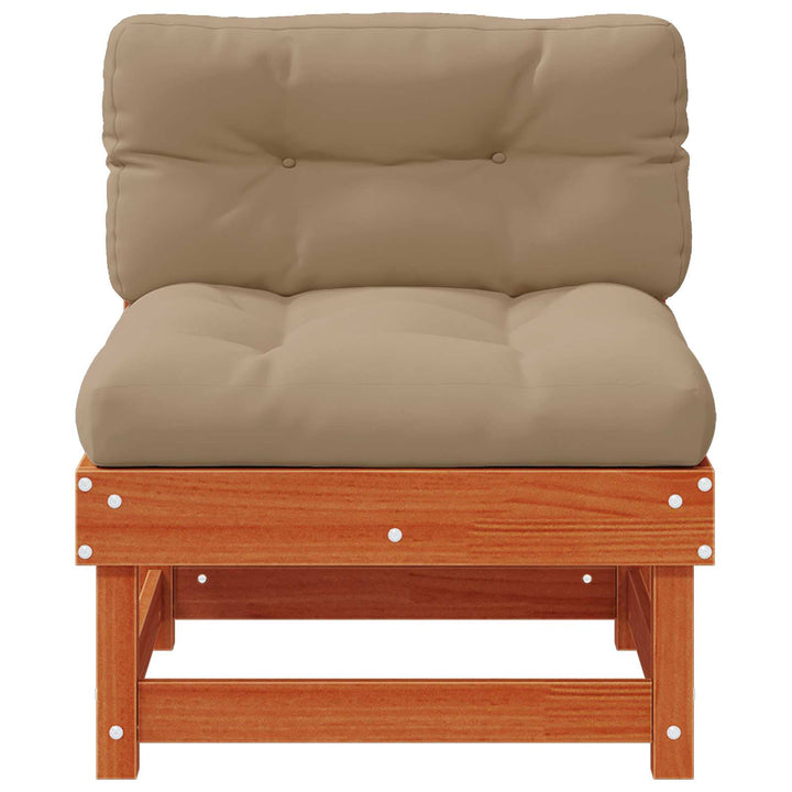 Have Mellem Sofa Massivt fyrretræ VoksBrun