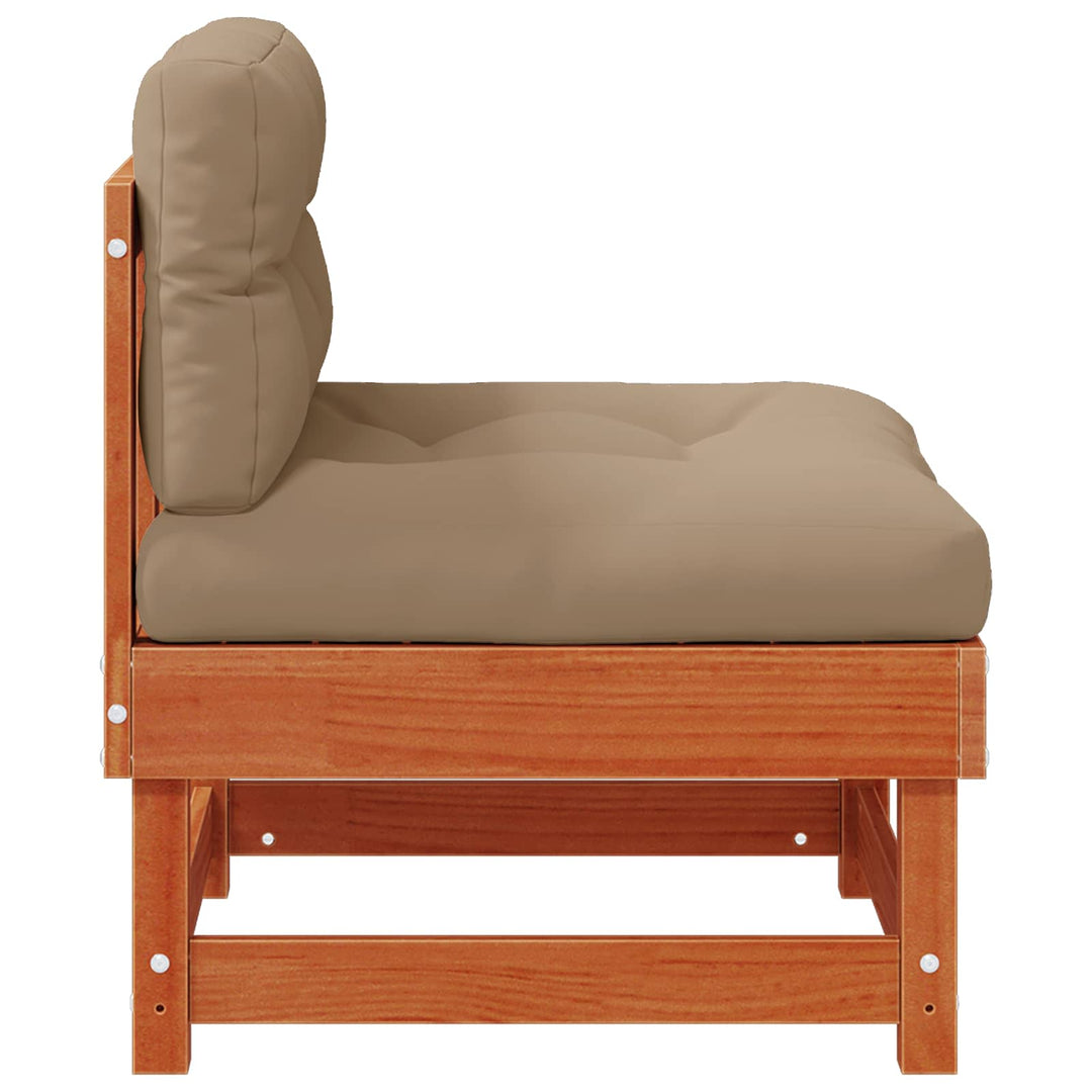 Have Mellem Sofa Massivt fyrretræ VoksBrun