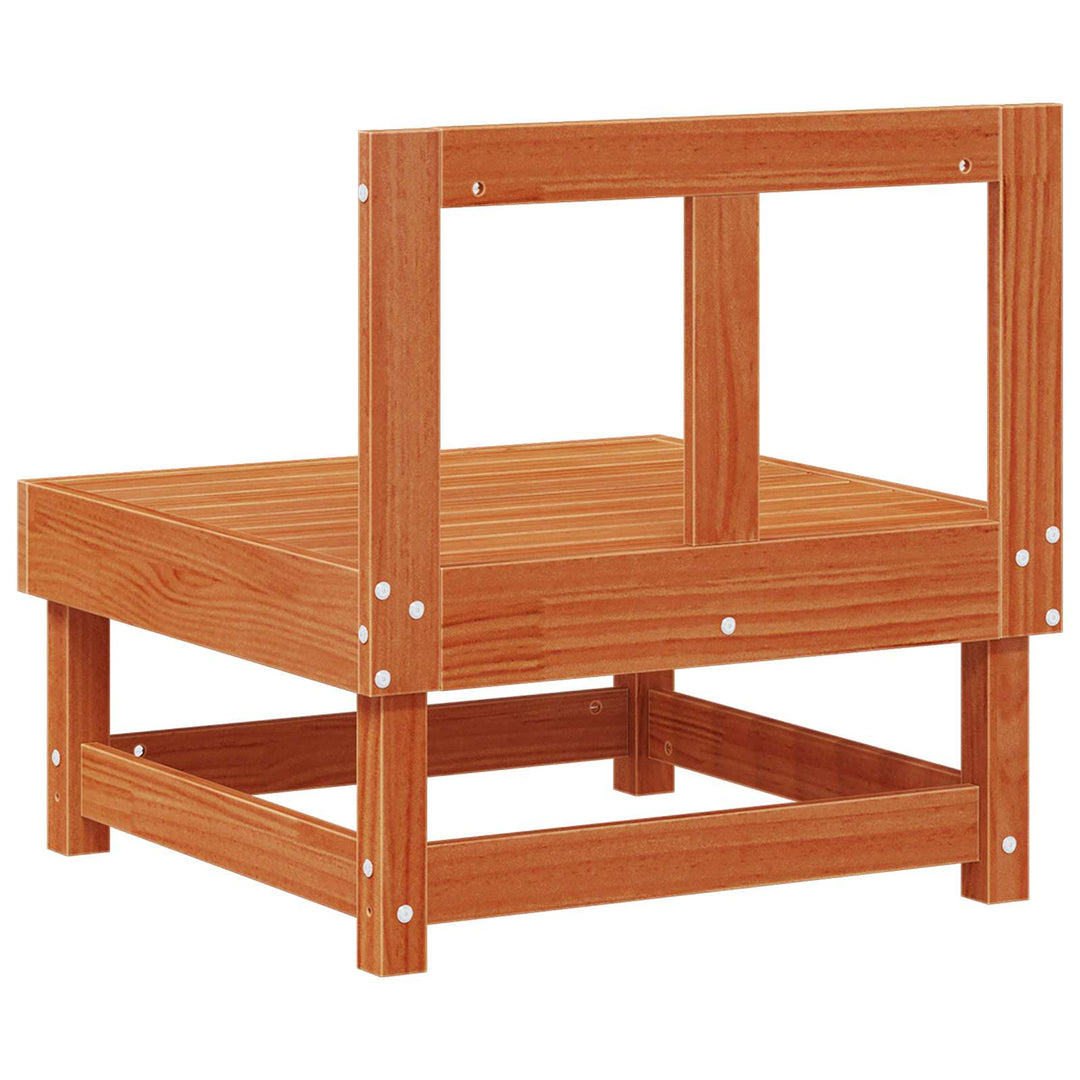 Have Mellem Sofa Massivt fyrretræ VoksBrun