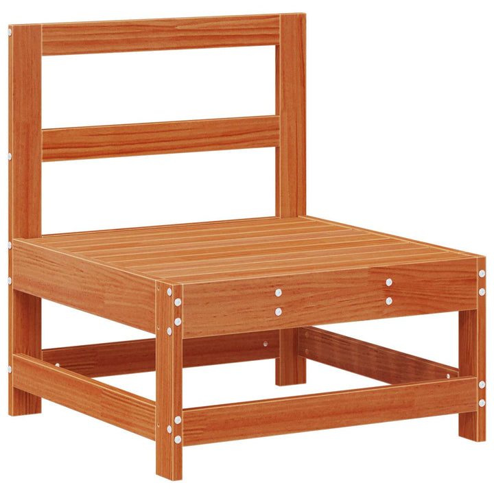 Have Mellem Sofa Massivt fyrretræ Voksbrun