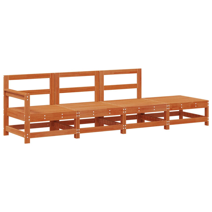 Sektionel sofa enheder VoksBrun 252 x 62 x 70,5 cm