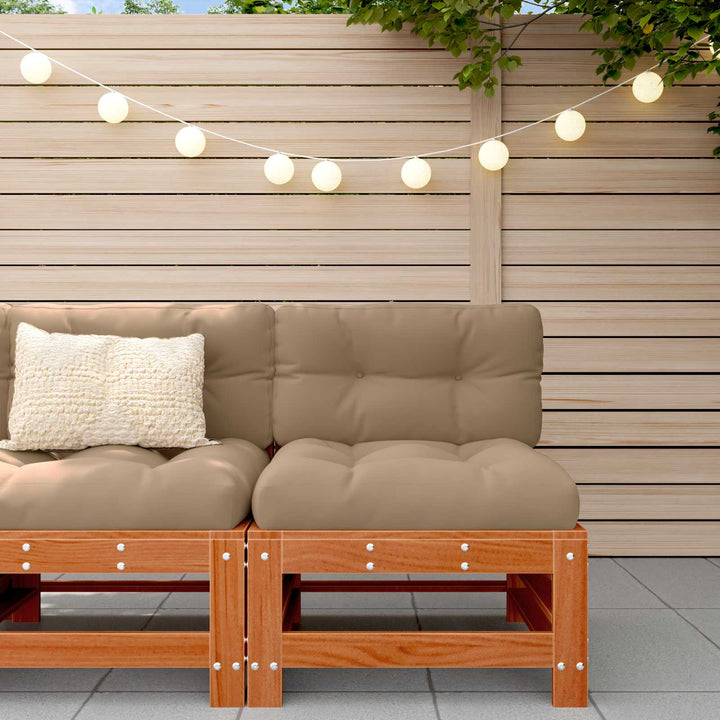 Have Mellem Sofa Massivt fyrretræ VoksBrun