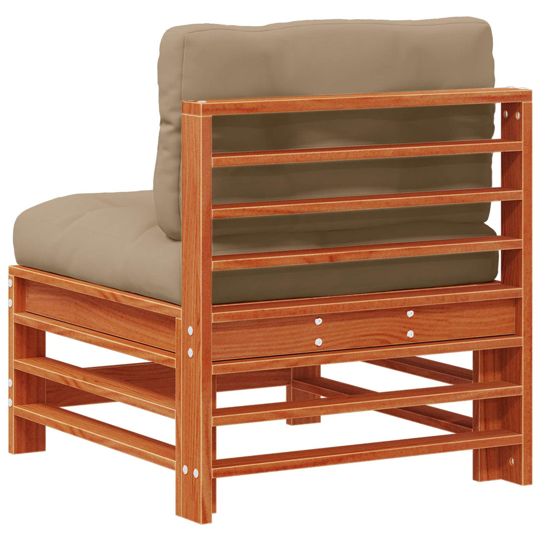 Have Mellem Sofa Massivt fyrretræ VoksBrun