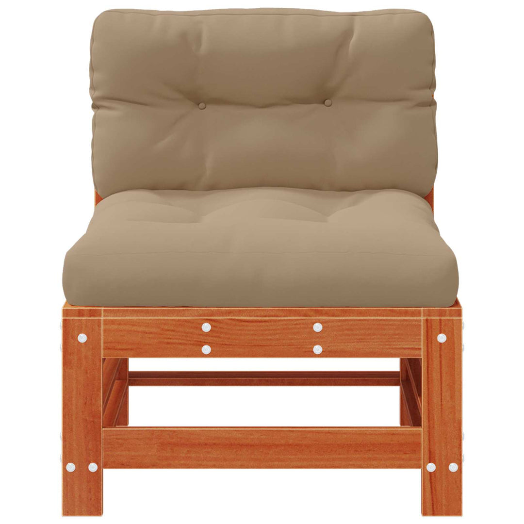 Have Mellem Sofa Massivt fyrretræ VoksBrun