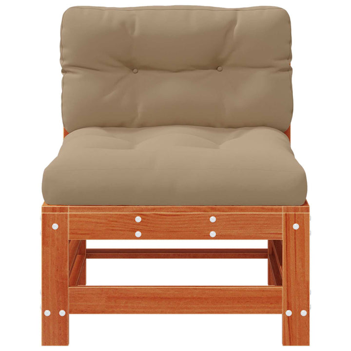 Have Mellem Sofa Massivt fyrretræ VoksBrun