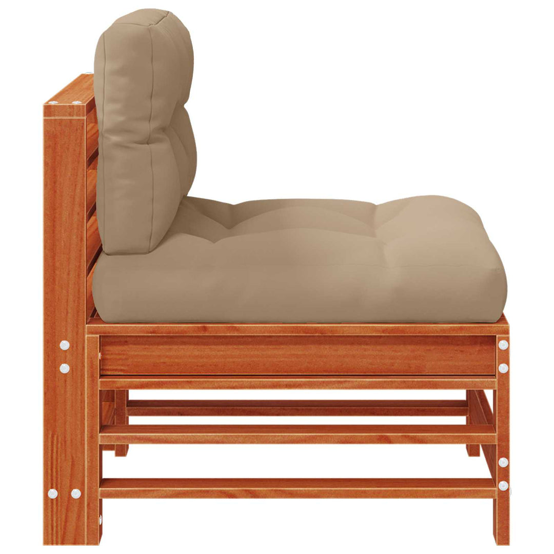 Have Mellem Sofa Massivt fyrretræ VoksBrun
