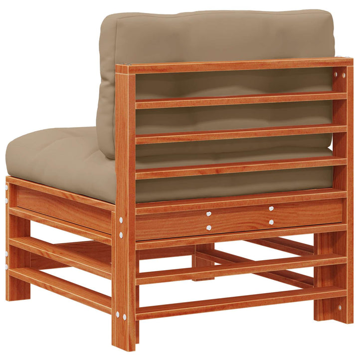 Have Mellem Sofa Massivt fyrretræ VoksBrun