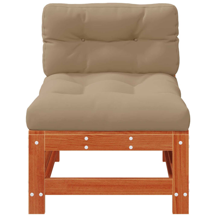 Have Mellem Sofa Massivt fyrretræ VoksBrun