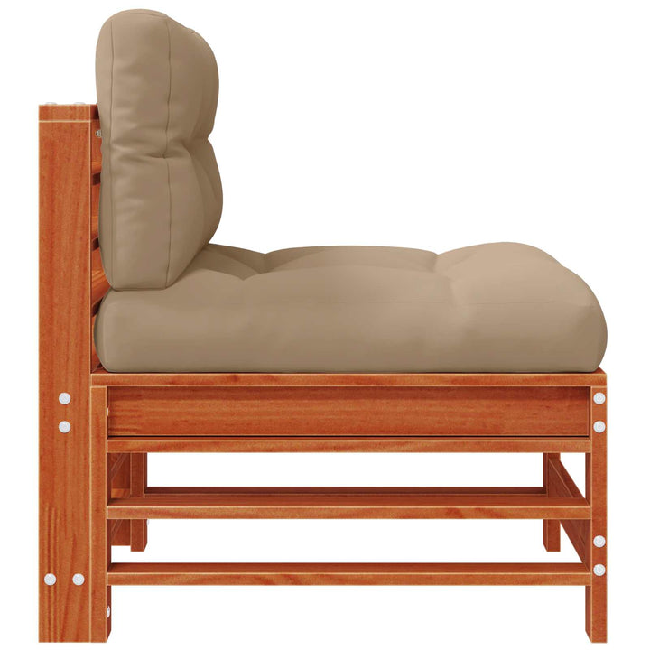 Have Mellem Sofa Massivt fyrretræ VoksBrun