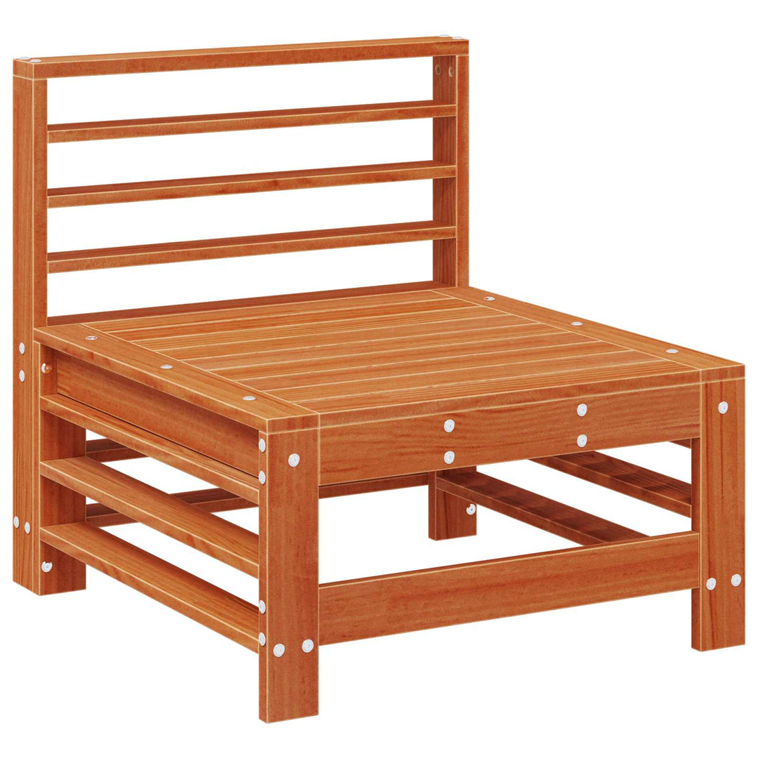 Have Mellem Sofa Massivt fyrretræ Voks Brun Fyr