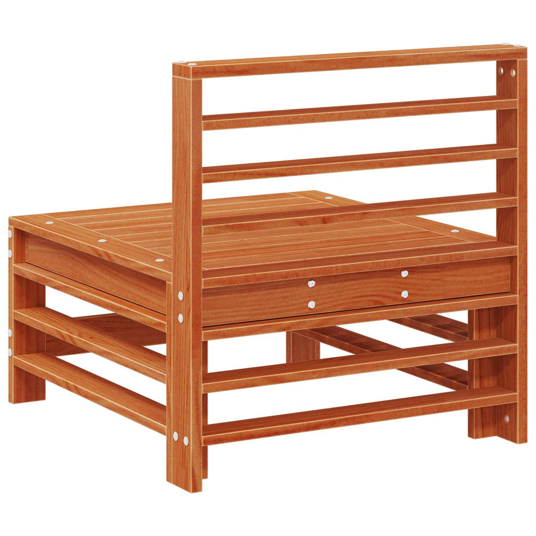 Have Mellem Sofa Massivt fyrretræ Voks Brun Fyr