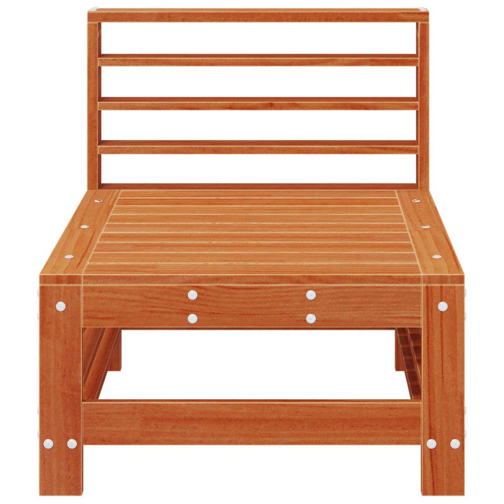 Have Mellem Sofa Massivt fyrretræ Voks Brun Fyr