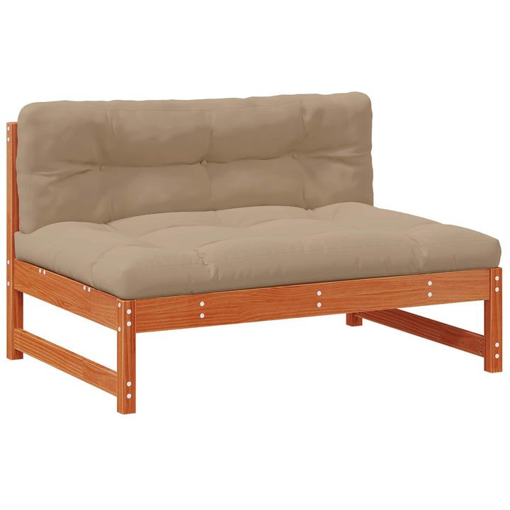 Have Mellem Sofa Massivt fyrretræ VoksBrun