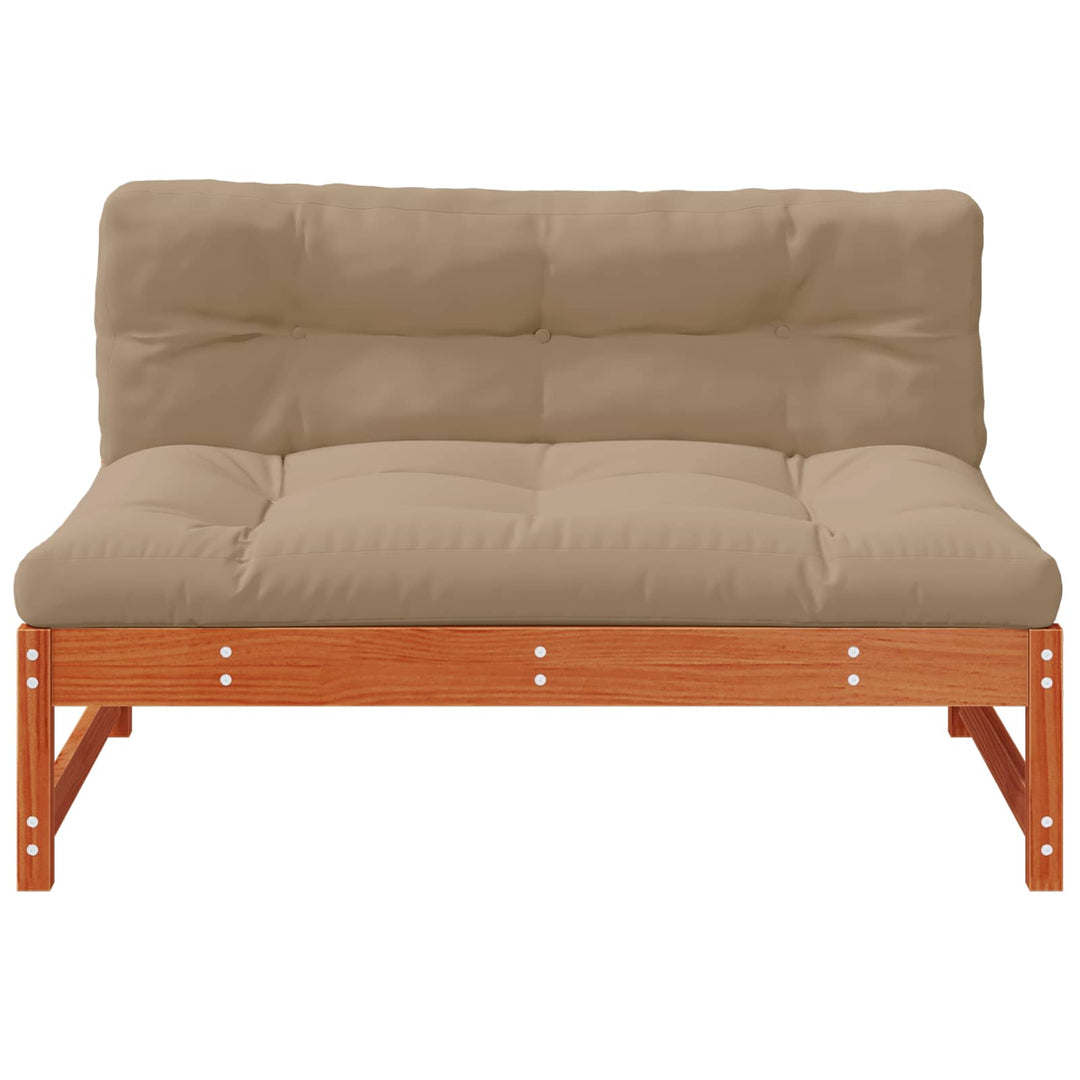 Have Mellem Sofa Massivt fyrretræ VoksBrun