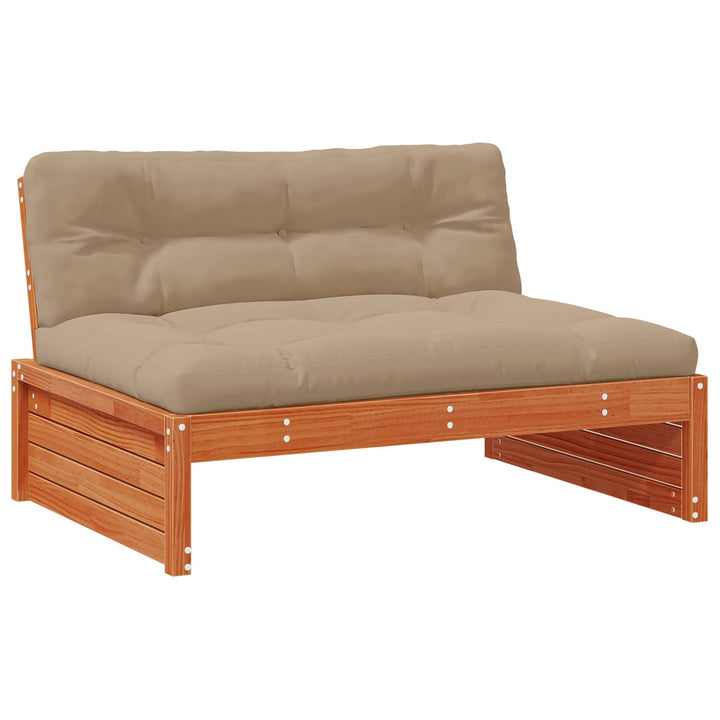 Have Mellem Sofa Massivt fyrretræ VoksBrun