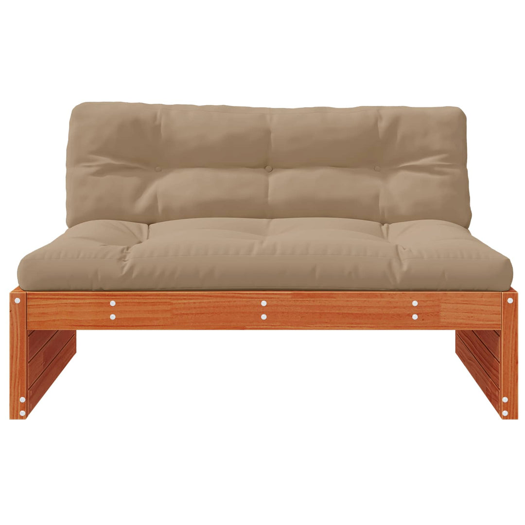 Have Mellem Sofa Massivt fyrretræ VoksBrun