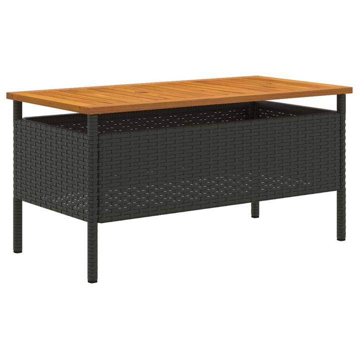 Have sæt Sort polyrattan