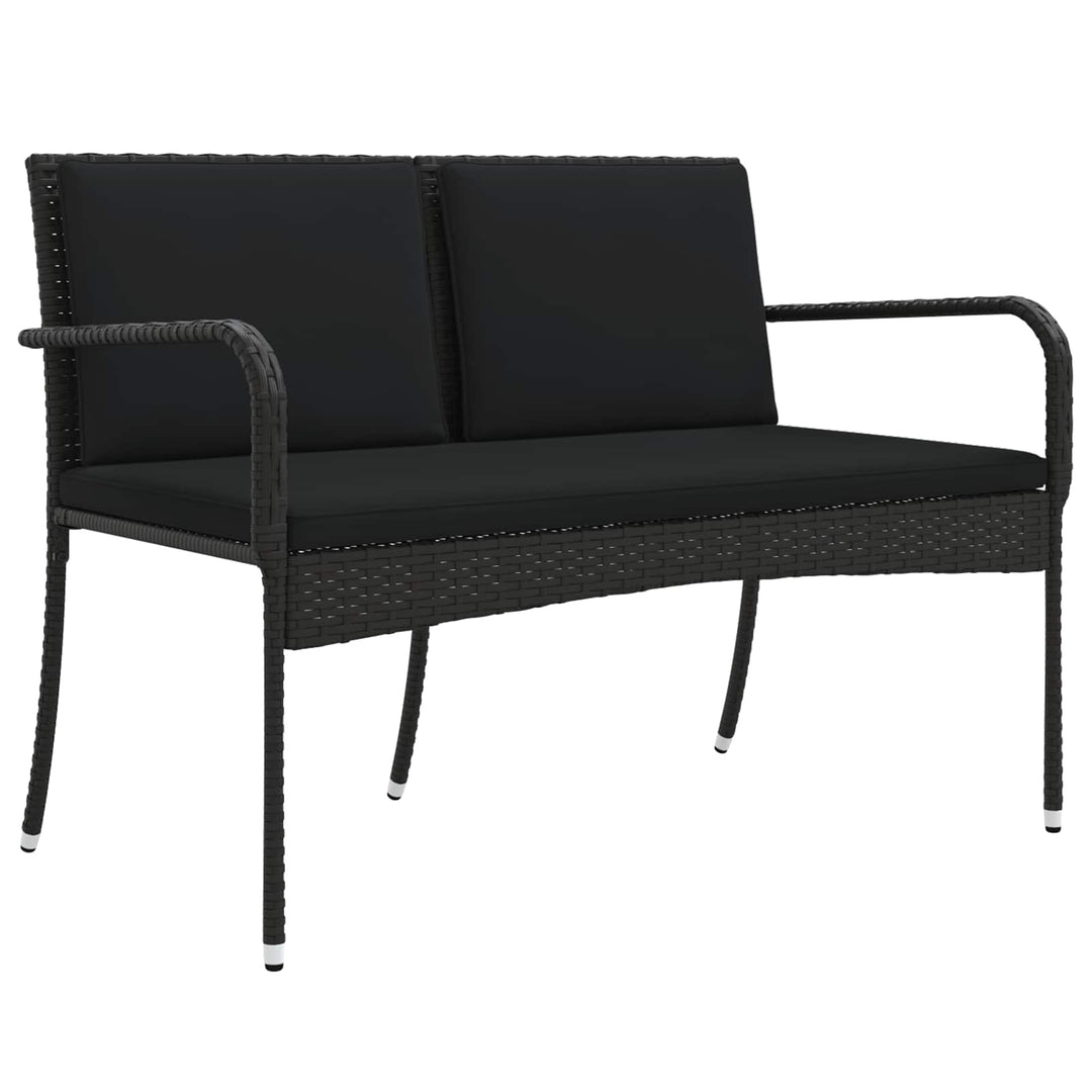 Have sæt Sort polyrattan