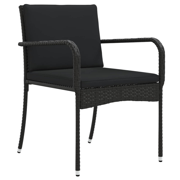 Have sæt Sort polyrattan