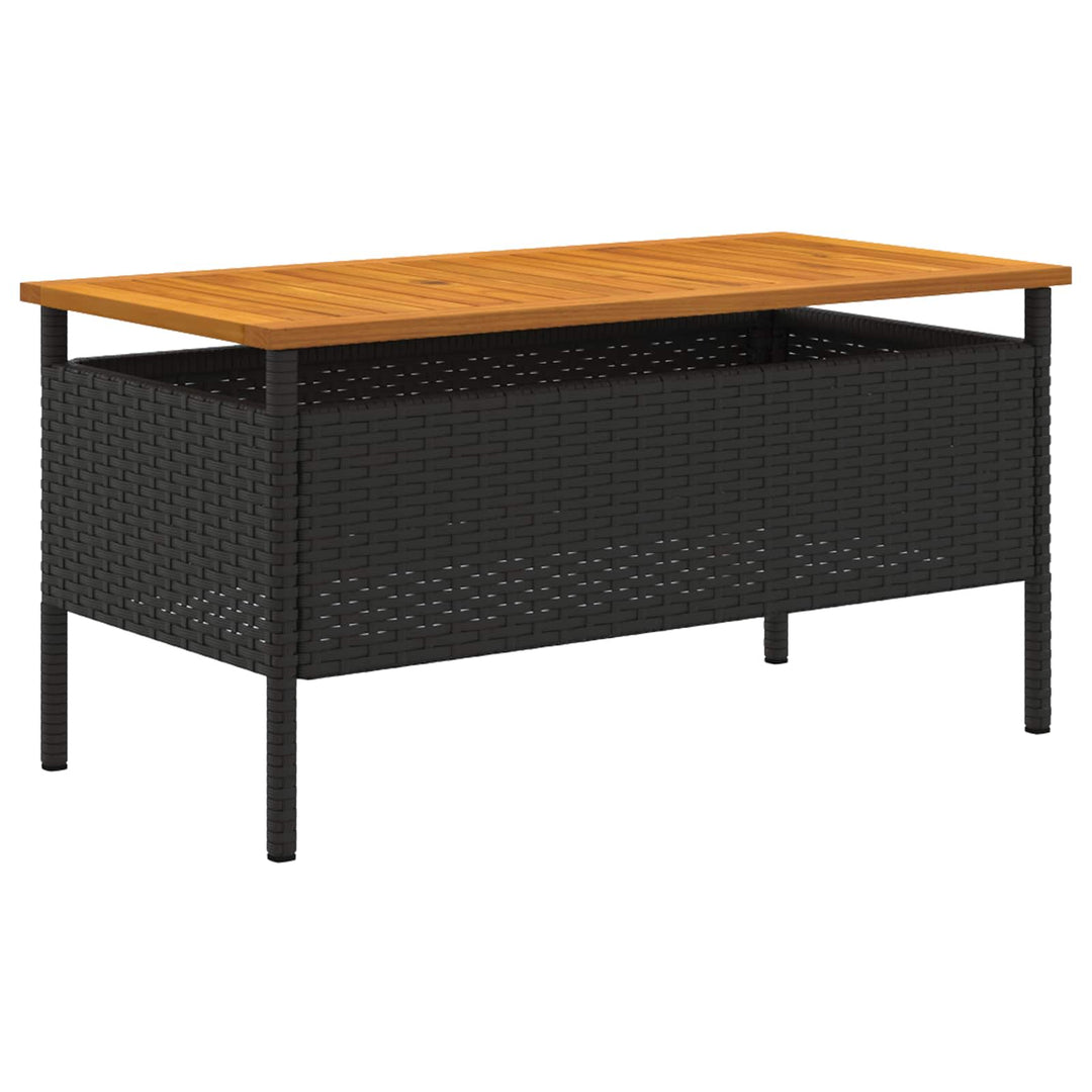 Have sæt Sort polyrattan