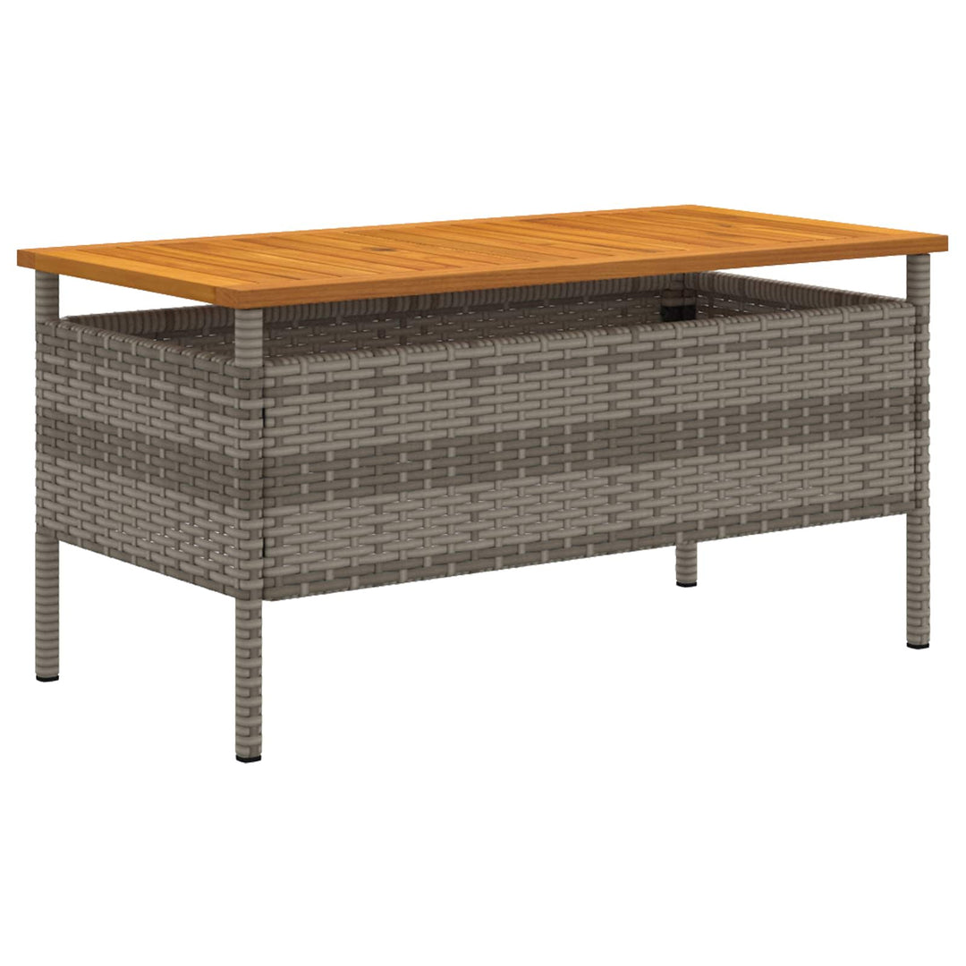 Have sæt Grå polyrattan