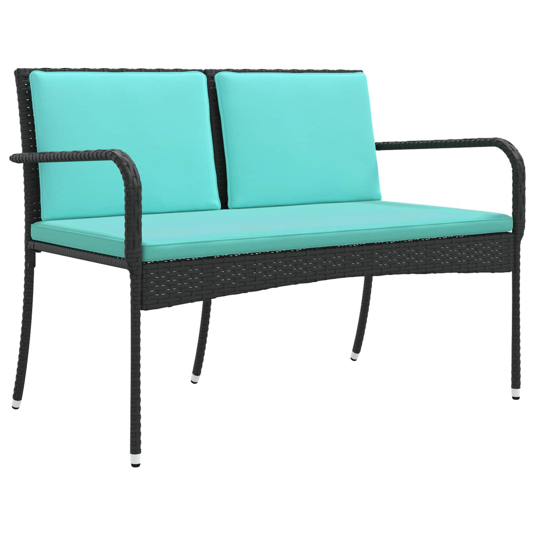 Have sæt Sort polyrattan