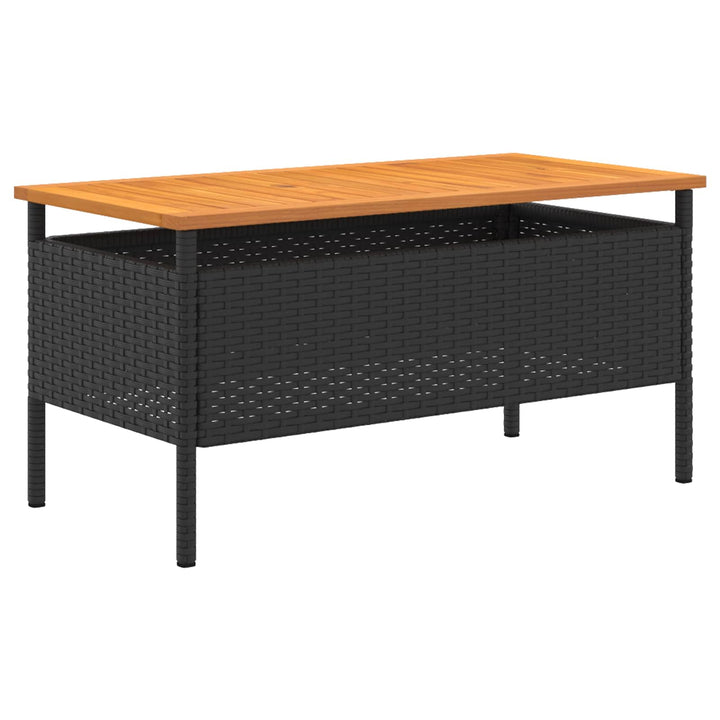 Have sæt Sort polyrattan