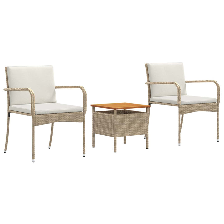 Have sæt Beige polyrattan