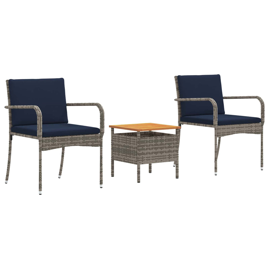 Have sæt Grå polyrattan