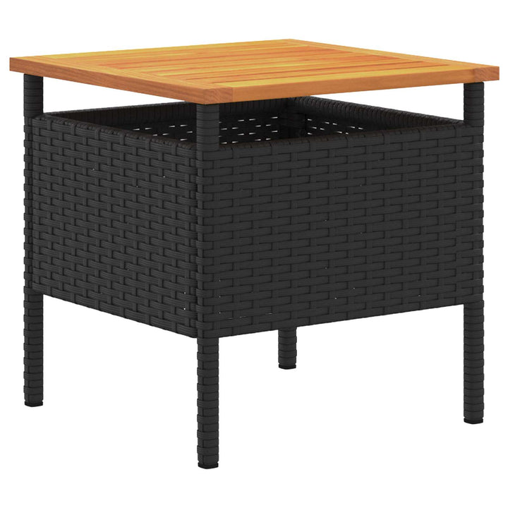 Have sæt Sort polyrattan